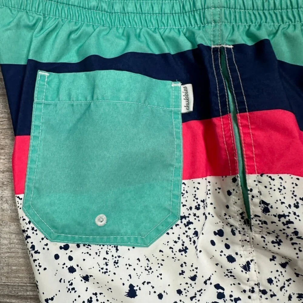 Chubbies Swim Trunks Stripes Speckles Stretch Waist Shorts - Mens XL BestOnesWI